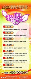 招聘易拉宝 招聘广告