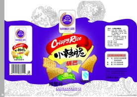 小辣脆锅巴包装