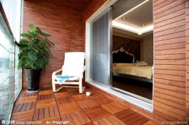 古典样板房 阳台