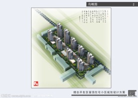 城市建筑鸟瞰图