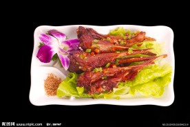 椒盐鸭下巴