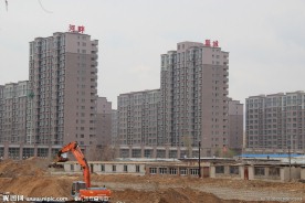 建设中的北镇新区