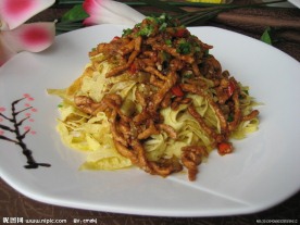 山椒蛋丝肉