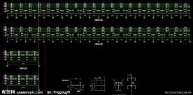师范大学游泳馆 墙梁施工图