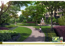 小区效果图（分层不细）