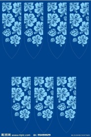 蓝印花布