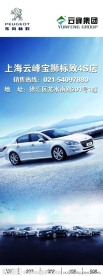 东风标致T型展架