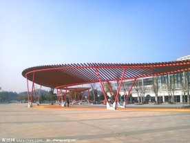 宜万铁路 宜昌东站 园林景观