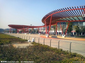 宜万铁路 宜昌东站 园林景观