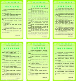 天津菜市场管理制度