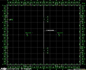 钢结构厂房 车间底层平面