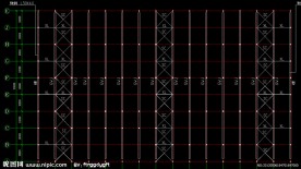 门式刚构厂房 屋面支撑布置