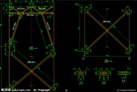 钢结构厂房 支撑详图