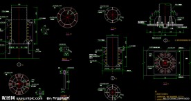铁路站台雨棚 节点详图
