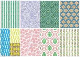 多款欧式流行底纹