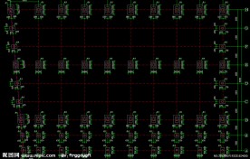 钢结构工程 基础平面布置