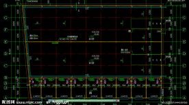 钢结构工程 一二层平面布置