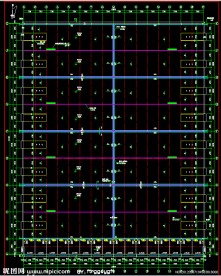 钢结构工程 一层平面布置