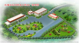 庆城东川供水工程效果图