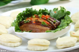 一品扣肉夹馍
