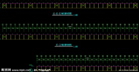 钢结构厂房 轴支撑布置图