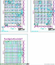 钢结构厂房 配筋总图