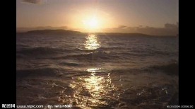 海岸日落