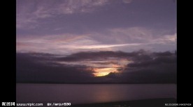 海岸日落