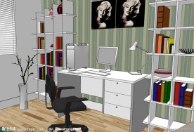 SketchUp书房
