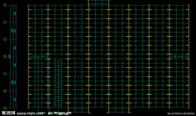 钢结构工程 屋面檩条平面布置