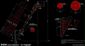 水泥厂钢构工程 库中心椎体配筋图