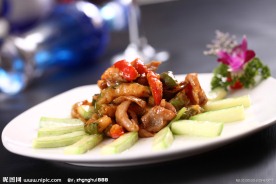 双椒炒滑肉