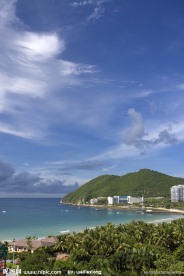 三亚 海岸鸟瞰图