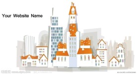 城市剪影图