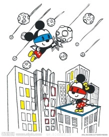 城市剪影图