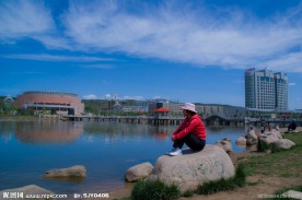 陇东风光 华亭莲花湖