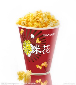 米旗爆米花杯