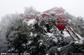 古剑山净音寺雪景