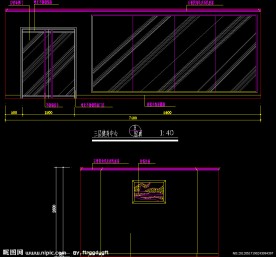 火锅厅 三层健身中心立面