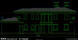 高尔夫别墅 侧立面