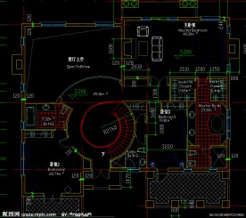 意大利式别墅二层平面