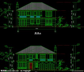 意大利式别墅立面