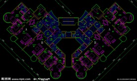 住宅楼标准层平面