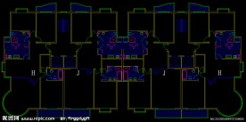 住宅楼标准层平面