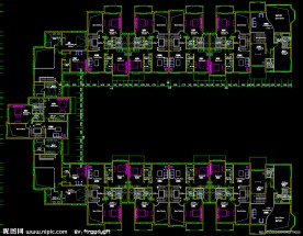 联排别墅二层平面
