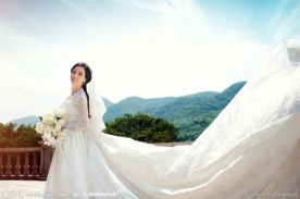 婚纱样片 样片 婚纱外景