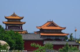 山顶的景区