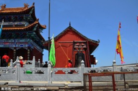 山顶的景区