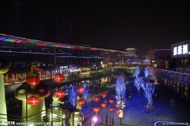 苏州园区圆融时代广场夜景