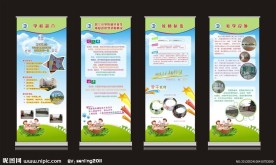 易拉宝模版